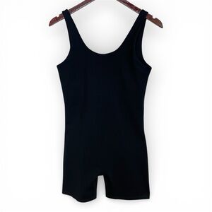 Girlfriend Collective Black Bike Unitard Size Large